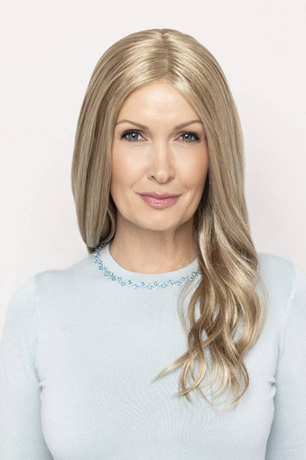 Delilah Wig by Henry Margu in Dark Blonde with Light Wheat Blonde highlights (14H)