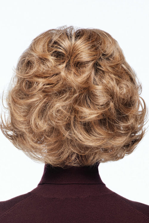 Charlotte Realistic Wig by TressAllure in Cappuccino Light (EL12/22/8) Blend Light Golden Brown w Gold Blonde, Rooted Medium Brown w Gold Blonde Highlights