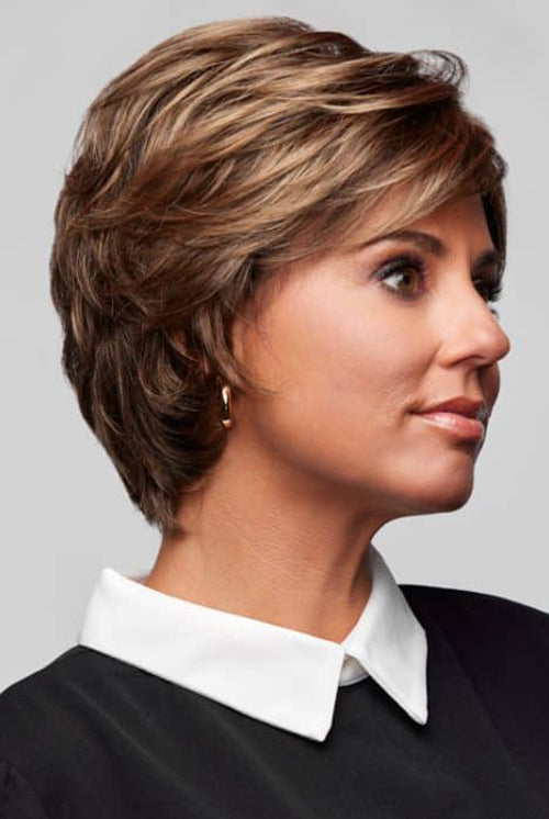 Renee by Henry Margu in Chocolate Brown with Carmel highlights (7H)