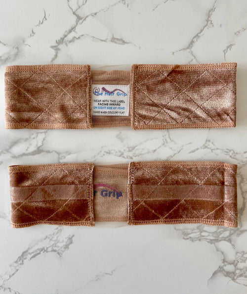 The Hair Grip Lace Band - Tan