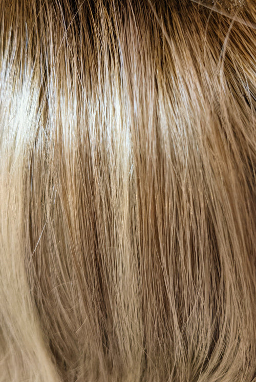 Dark Blonde w Lightest Blonde Highlights n Soft Brown Roots (RH1488M)