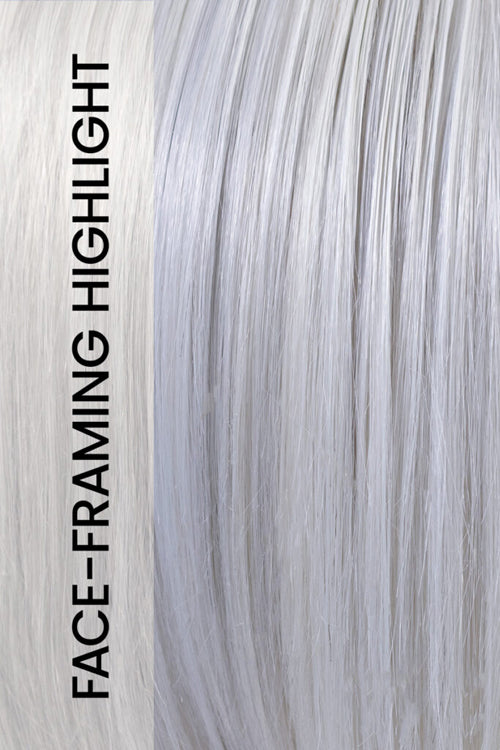 Silver Creme Lighted (EL38/88/66) Light Grey Blended w Platinum White, Highlighted w Silver Grey