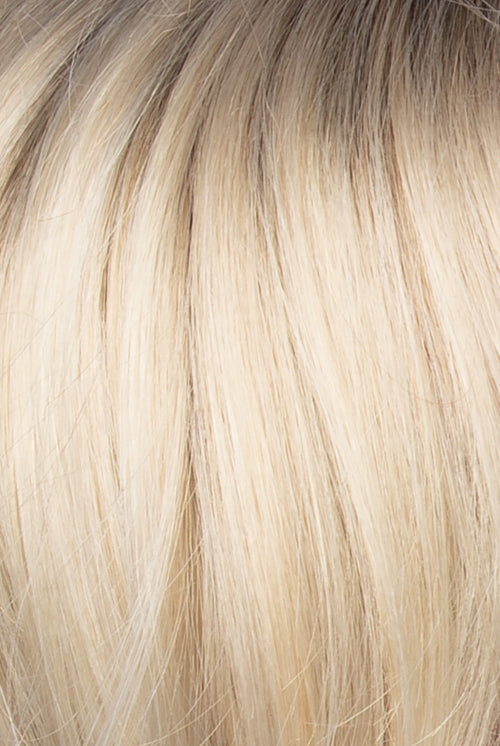 Golden Blonde | Pale Blonde | Iced Blonde Blend w Soft Golden Brown Roots (SPF Blonde)