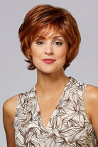Gabby by Henry Margu in Dark Auburn with Copper Red and Fire Red highlights (29H)