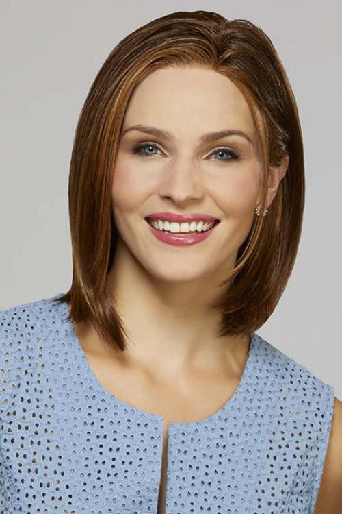 Brooklyn by Henry Margu in Dark Auburn and Medium Brown with Warm Strawberry highlights (31H)