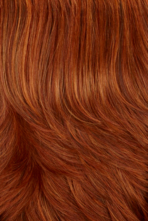 Dark Auburn with Copper Red and Fire Red highlights (29H)