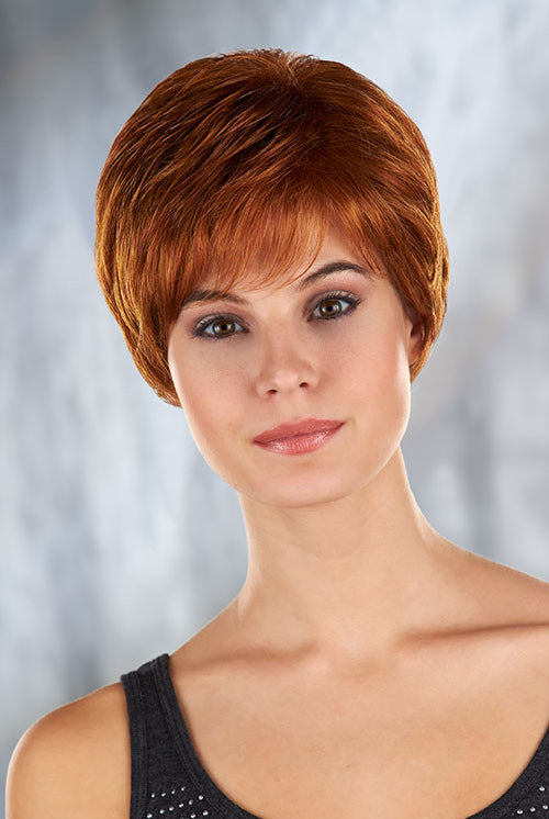 Becky by Henry Margu in Dark Auburn with Copper Red and Fire Red highlights (29H)