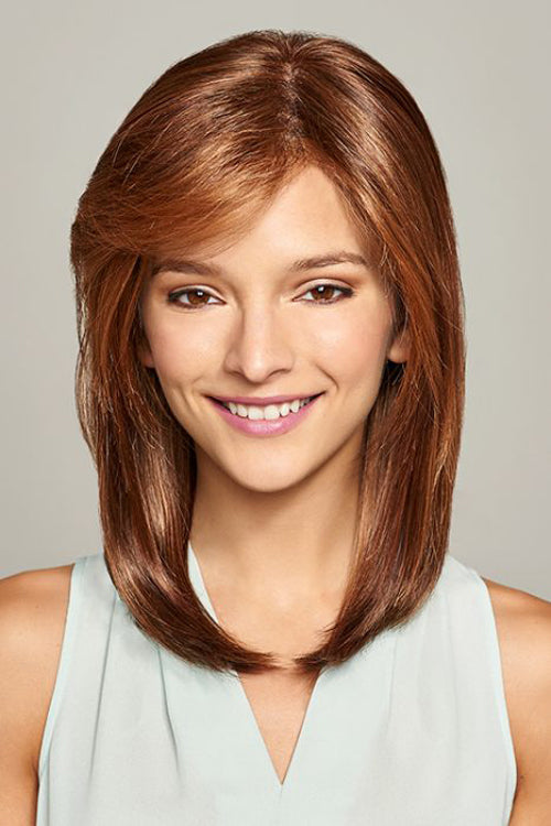 Athena by Henry Margu in Dark Auburn and Medium Brown with Warm Strawberry highlights (31H)