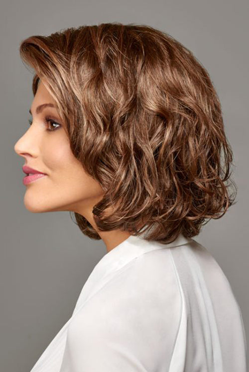 Hayden by Henry Margu in Medium Dark Brown with Dark Blonde and Subtle Auburn highlights (8/14H)