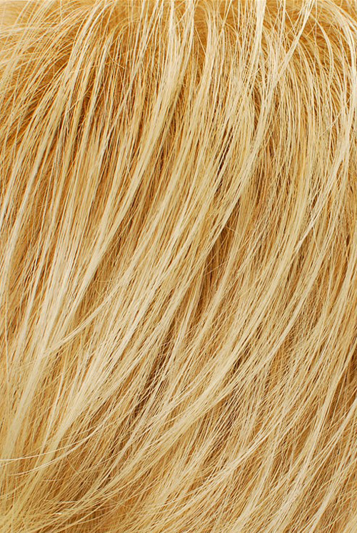 Lightest Red Roots w Vanilla Blonde ends (613T27)