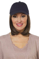 Classic Hat Navy by Henry Margu in Medium Brown with Golden Brown highlights (8H)