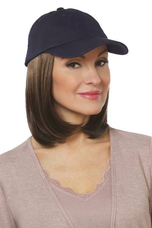 Classic Hat Navy by Henry Margu in Medium Brown with Golden Brown highlights (8H)