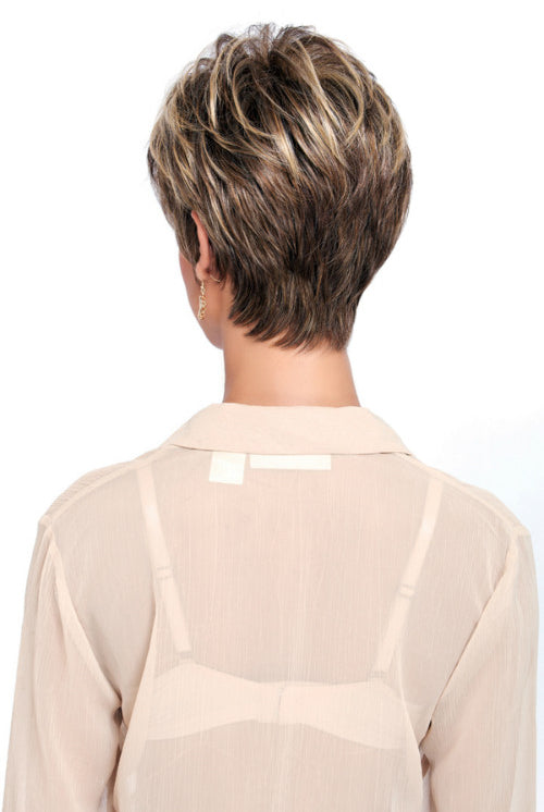 Cheri By Estetica in Golden Brown w Copper Blonde Highlights n Dark Brown Roots (CKISSRT4)