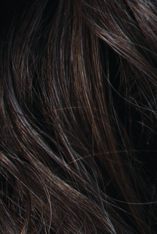 Dark n Chestnut Brown Blend w Fine Slate Blue Highlights (Chocolate Smoke)