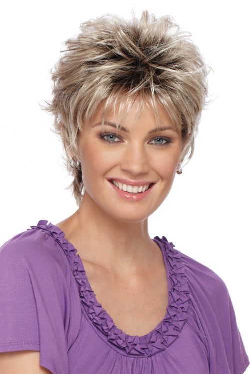 Christa By Estetica in Dark Blonde w Lightest Blonde Highlights n Golden Brown Roots (RH1488RT8)