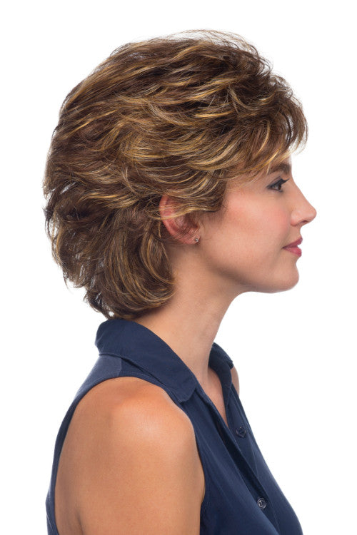 Diana By Estetica in Golden Brown w Light Copper Blonde Highlights (CARAMELKISS)