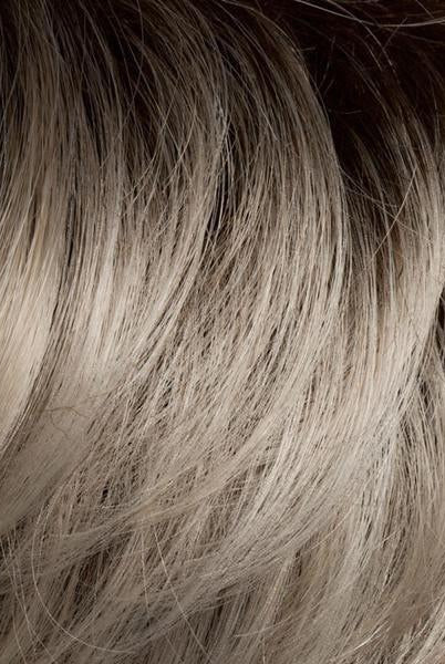 Light Champagne Rooted (23.26.25) | Pearl Platinum and Light Golden Blonde Blend with Medium Brown Roots