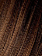Chocolate Rooted (830.27.6) | Medium to Dark Brown base with Light Reddish Brown highlights and Dark Roots