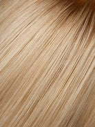 Light Champagne Rooted (19.22) | Platinum Blonde, Light Golden Blonde, Light Ash Blonde blend and Dark Roots