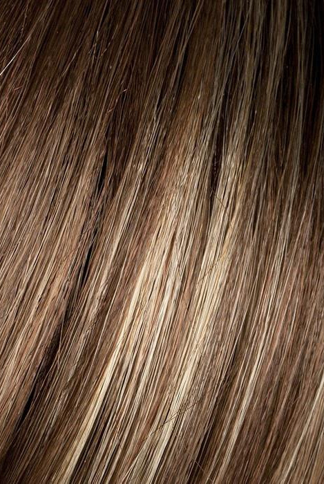 Light Bernstein Rooted (12.19.27) | Light Auburn, Light Honey Blonde, and Light Reddish Brown blend and Dark Roots