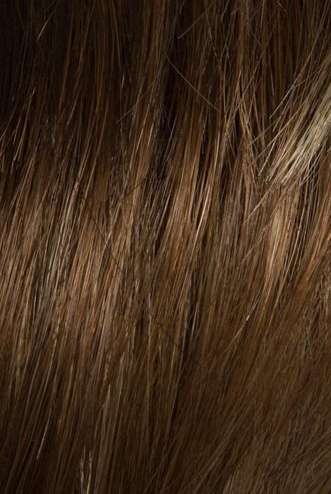 Mocca Lighted (830.20.27) | Light Brown base with Light Caramel highlights on the top only, darker at the nape