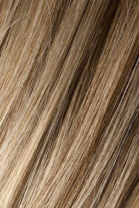 Sandy Blonde Rooted (24.23.16) | Medium Honey Blonde, Light Ash Blonde, and Lightest Reddish Brown blend with Dark Roots