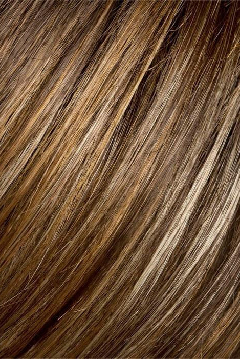 Tobacco Rooted (27.830.19) | Medium Brown base with Light Golden Blonde highlights and Light Auburn lowlights and Dark Roots