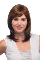 Evette By Estetica in Chestnut Brown Lightening to Bright Red Mix in Front (R6LF29)