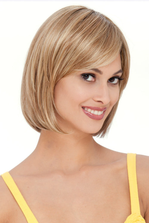 Heather By Estetica in Light Auburn w Golden Blonde Frost w Golden Brown Roots (R20RT8)