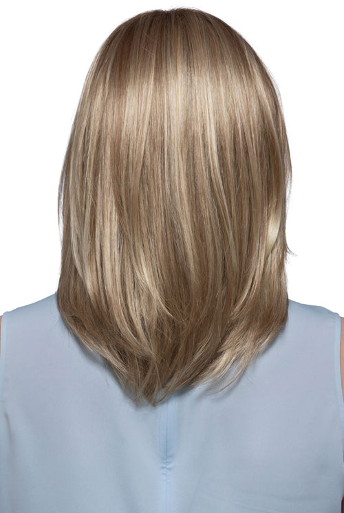 Hudson by Estetica in Dark Blonde w Lightest Blonde Highlights n Soft Brown Roots (RH1488M)