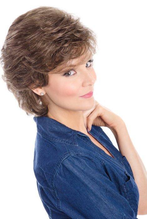 Kate by Tony of Beverly in Brown w Dark Beige Blonde Highlights (14HL8)