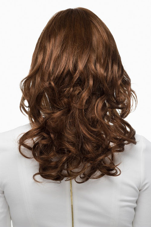 Liliana By Estetica in Chestnut Brown w Medium Auburn Highlights (R6/30H)