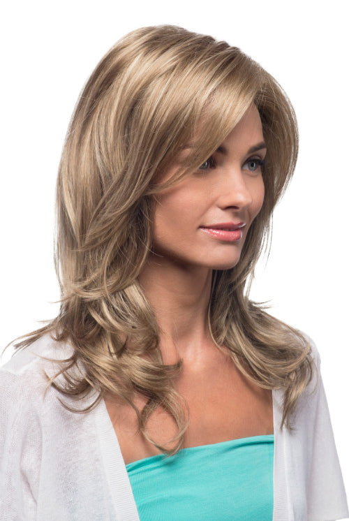 Mackenzie By Estetica in Dark Blonde w Golden Blonde Highlights (R14/26H)