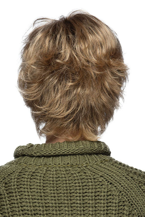 Mandy By Estetica in Golden Blonde Blended n Tipped w Ash Blonde n Golden Brown Roots (R24/18BTRT8)