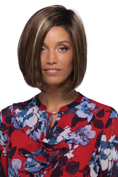 Sullivan by Estetica in Golden Brown w Copper Blonde Highlights n Dark Brown Roots (CKISSRT4)