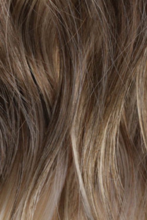 Dark Blonde w Fine Pale Blonde Highlights n Pale Blonde Tipped Ends (R613BG14)