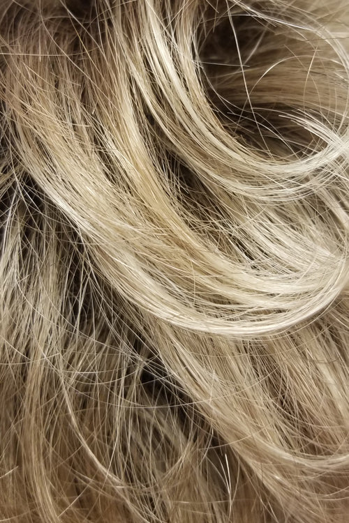 Dark Blonde w Lightest Blonde Highlights & Golden Brown Roots (RH1488RT8)