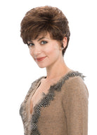 Tess by Tony of Beverly in Medium Brown w Strawberry Red Highlights (6/28)