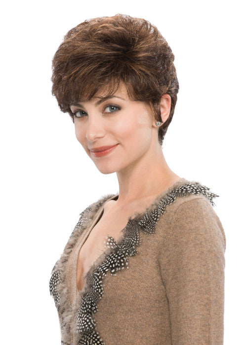 Tess by Tony of Beverly in Medium Brown w Strawberry Red Highlights (6/28)