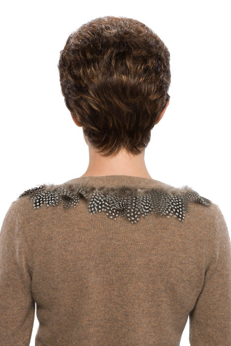 Tess by Tony of Beverly in Medium Brown w Strawberry Red Highlights (6/28)