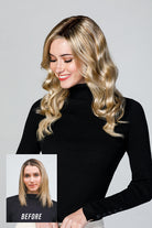 Top Coverage Wavy 18" by Jon Renau in Shaded Praline (12FS8)