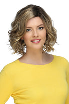 Wren By Estetica in Light Brown w Chunky Golden Blonde Highlights n Dark Brown Roots (RH12/26RT4)