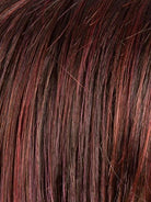 Aubergine Rooted (131.133.132) | Darkest Brown with hints of Plum at base and Bright Cherry Red and Dark Burgundy Highlights