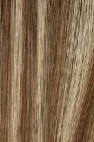 Honey Caramel Cascade (12/22/27/25R8) Dark blonde Platinum Blonde pale Aubrun and Medium Golden Blonde blend with root