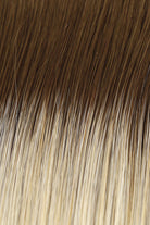 Amber Radiance (24/102/R12) Golden Blonde Highlighted Platinum Rooted Light Golden Brown