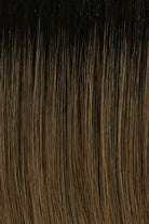 Light Ash Brown w Gold Blonde highlights n Dark Brown roots  (2418GR)