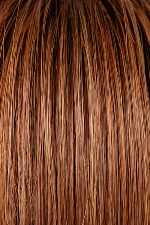 Spiced Merlot (33/32/R4) Dark Auburn Blend Rooted Dark Brown