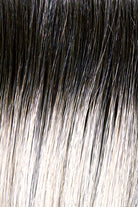 Whisper Frost (56/60/R8) Light Grey Silver Blend Rooted Medium Brown