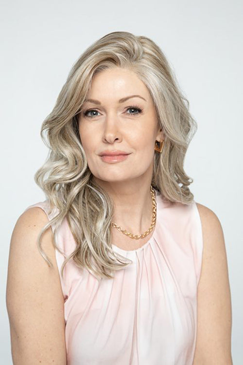 Nashville Wig by Henry Margu in Light Ash Blonde w Platinum Blonde highlights (10/613)