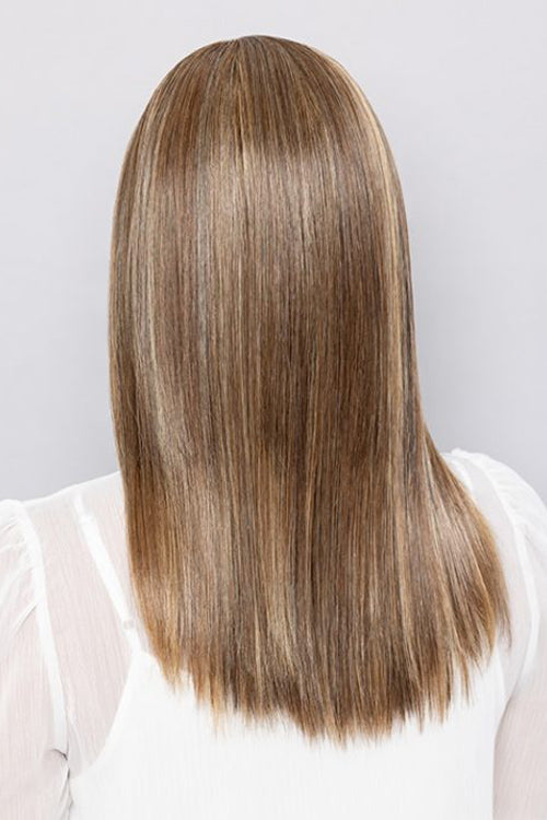 Paris Wig by Henry Margu in Medium Brown with Gold Blonde and Strawberry and Auburn highlights (8/27/33H)